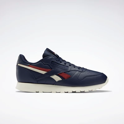 Reebok Classic Leather Men's Classics Navy | PH657CZ