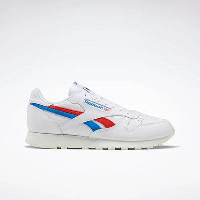 Reebok Classic Leather Men's Classics White/Red/Blue | PH312EN