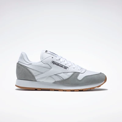 Reebok Classic Leather Men's Classics White/Grey/Black | PH701FN