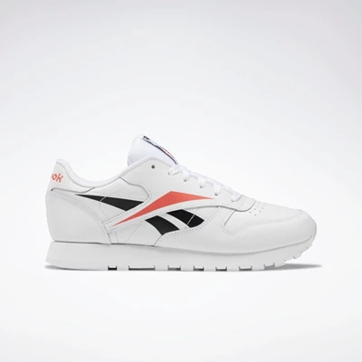 Reebok Classic Leather Women's Classics White/Black/Rose | PH653LZ