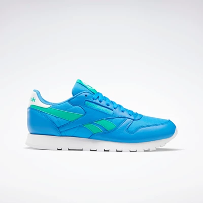 Reebok Classic Leather Women's Classics Blue/Green/White | PH739HB