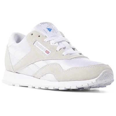 Reebok Classic Nylon - Primary School Kids' Classic White / Grey | PH015CY