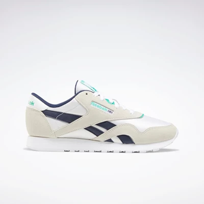 Reebok Classic Nylon Women's Classics White/Navy/Green | PH631NJ