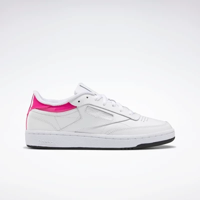 Reebok Club C 85 Women's Classics White/Black/Pink | PH024SZ