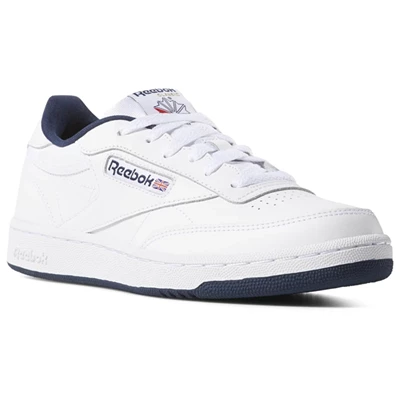 Reebok Club C - Primary School Kids' Sneakers White / Navy | PH648RT