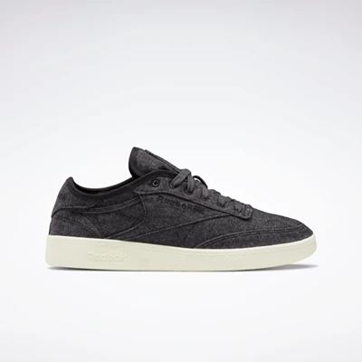 Reebok Club C Wool & Corn Women's Classics Black/Black | PH607WK