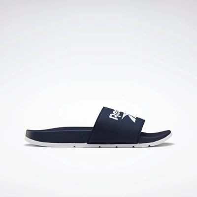 Reebok Comfort 2.0 Men's Slides Navy/White/Navy | PH709RX