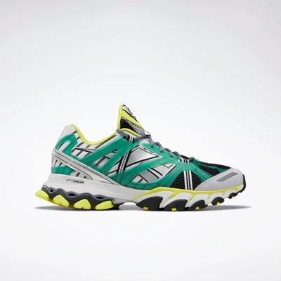 Reebok DMX Trail Shadow Men's Classics Black/Green/Yellow | PH827MO