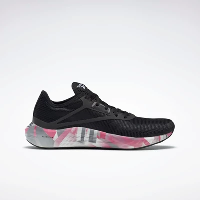 Reebok Flashfilm 3 Women's Running Shoes Black/Grey/Pink | PH758NX