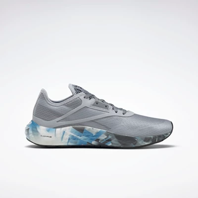 Reebok Flashfilm 3 Women's Running Shoes Grey/White/Blue | PH876HG