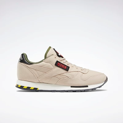 Reebok Ghostbusters Classic Women's Classics Beige/Black/Yellow | PH097NH