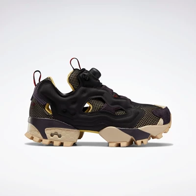 Reebok Instapump Fury Trail Women's Classics Black/Grey/Yellow | PH619DF