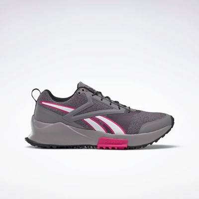 Reebok Lavante Trail Women's Trail Running Shoes Grey/White/Pink | PH190OY