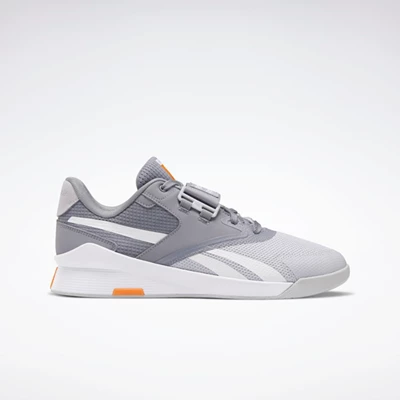 Reebok Lifter PR II Men's Cross Training Shoes Grey/Grey/Orange | PH270IM