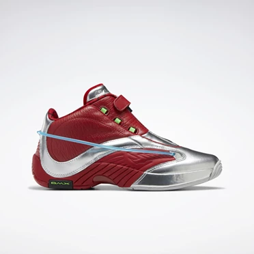 Reebok Power Rangers Answer IV Men's Basketball Shoes Silver / Red | PH504ZK