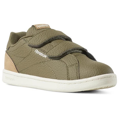 Reebok ROYAL COMP CLN 2V Kids' Sneakers Green / White | PH721YV