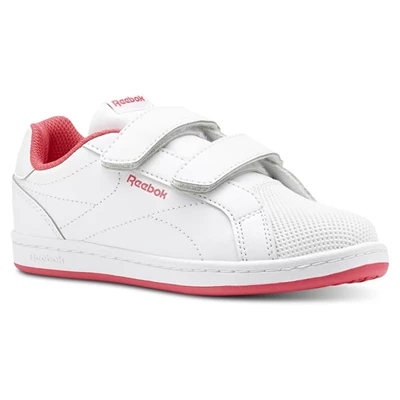 Reebok ROYAL COMP CLN 2V Kids' Sneakers White / Pink | PH956TD