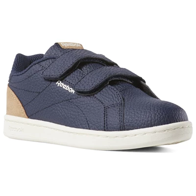 Reebok ROYAL COMP CLN 2V Kids' Sneakers Navy / White | PH961KP