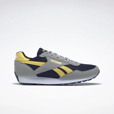 Reebok Rewind Run Women's Classics Navy/Yellow/Grey | PH508NT