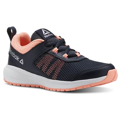 Reebok Road Supreme Kids' Running Shoes Navy / Pink / Silver | PH461SI