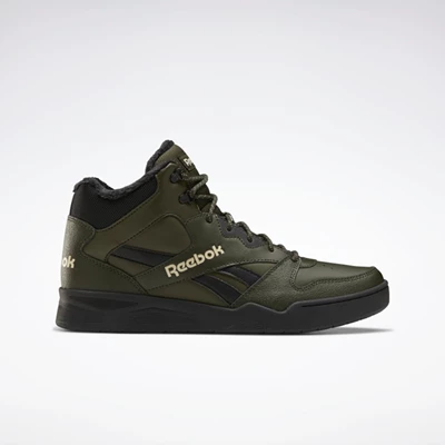 Reebok Royal BB4500 Hi 2 Men's Classics Green/Black/Beige | PH492DQ