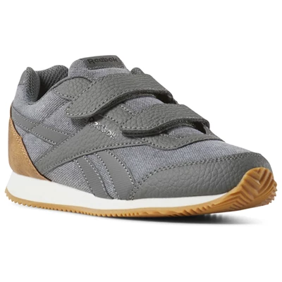 Reebok Royal CLJOG 2 2V Kids' Sneakers Grey / Black / White | PH841DV