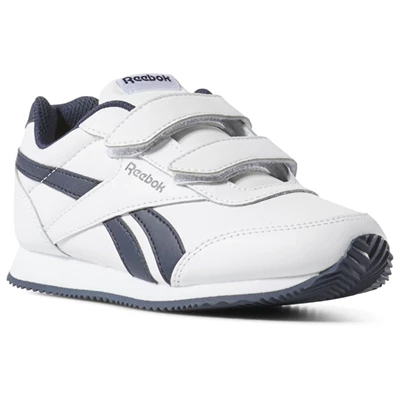 Reebok Royal Classic Jogger Kids' Sneakers White / Navy | PH591YL