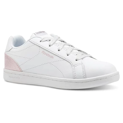 Reebok Royal Complete Clean Kids' Sneakers White / Pink / Silver | PH291LN