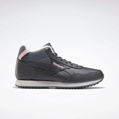 Reebok Royal Glide Mid Women's Classics Grey/Pink/Grey | PH710OM