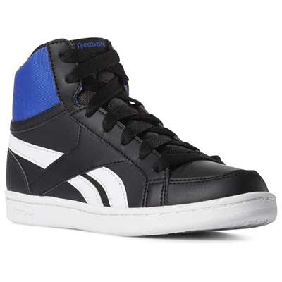 Reebok Royal Prime Mid Kids' Sneakers Black / White | PH702EO