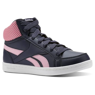 Reebok Royal Prime Mid Kids' Sneakers Navy / Pink / White | PH148IY