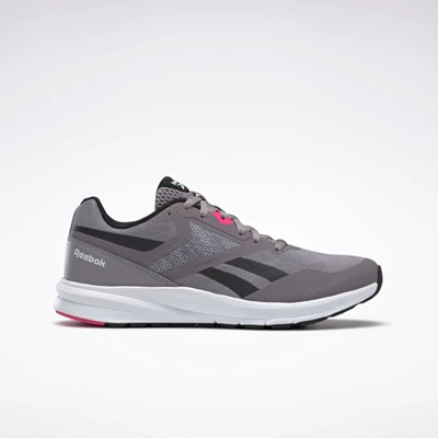 Reebok Runner 4.0 Women's Running Shoes Grey/Black/Pink | PH195CJ