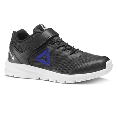 Reebok Rush Runner Kids' Running Shoes Black / Blue | PH571AY