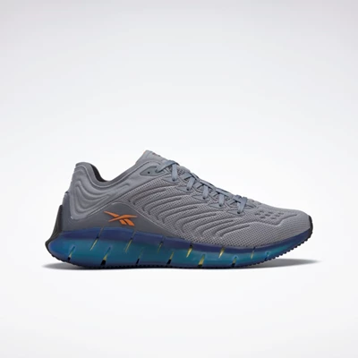 Reebok Zig Kinetica Women's Classics Grey/Blue/Yellow | PH405AI